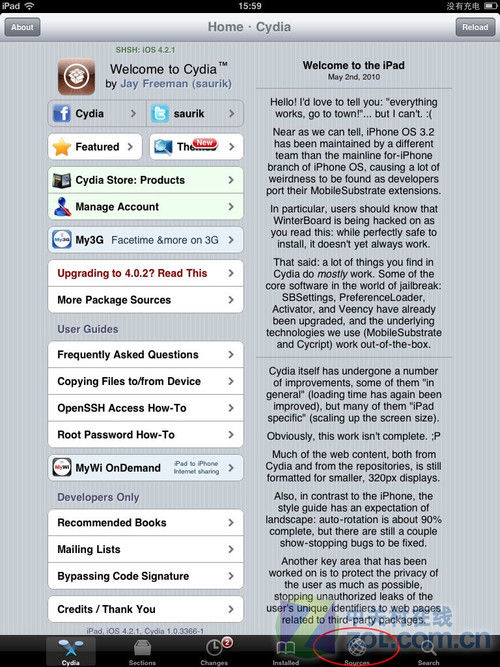 iOS 4.2.1版iPad綠毒Win完美越獄詳解