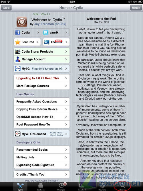 iOS 4.2.1版iPad綠毒Win完美越獄詳解