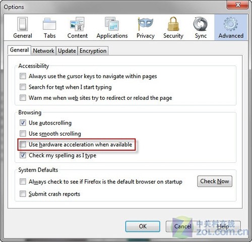 Firefox 5.0字體模糊 教你兩招修復