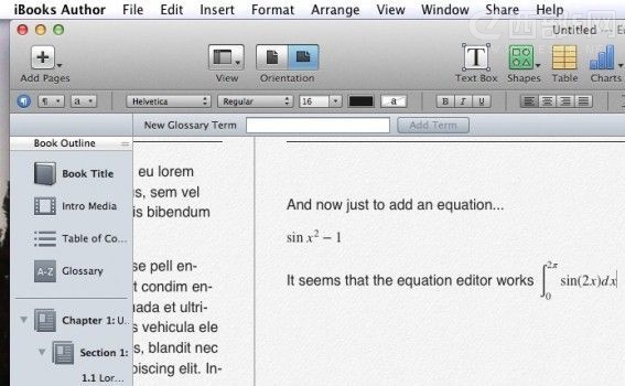 iBooks Author_ʼ֧ LaTeX/MathML