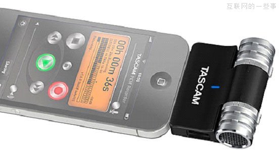iPhone的錄音配件TASCAM