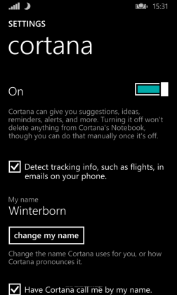WP8.1,Cortana